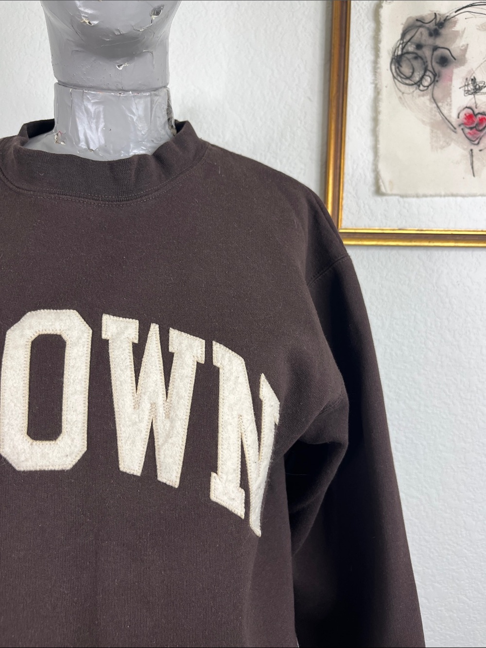Brown Champion College Sweatshirt Unisex University Bears Providence RI - Picture 3 of 7